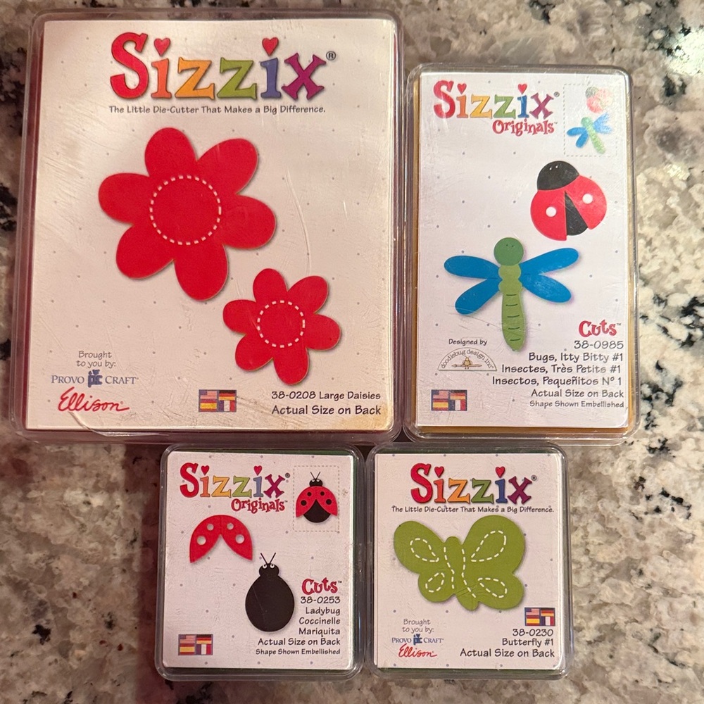 Sizzix Red and Green Die Cutter Set for Kids